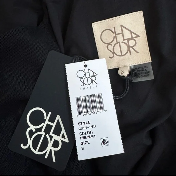 Chaser Romper Black Lace Size Small Spaghetti Straps Adjustable Cinch Waist NWT - Picture 2 of 16